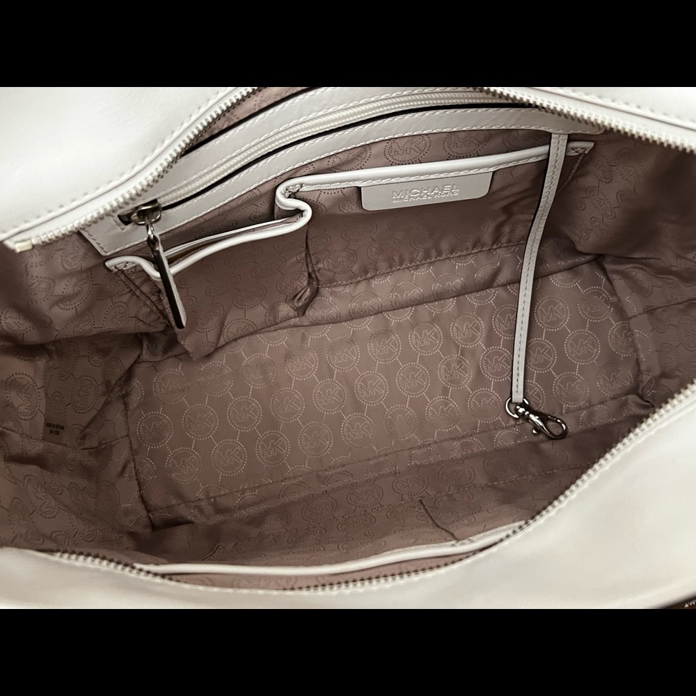 ๐นRUNWAY MICHAEL KORS GLSSS/LEATHER BAG ๐นRARE MK COUTURE BAG - Picture 5 of 15